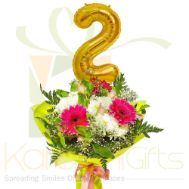 Number Balloon Bouquet (Single Number)