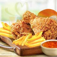 Chicken and Chips - KFC