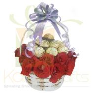 Rose And Ferrero Basket