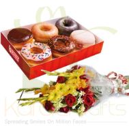 Donuts With Flowers