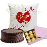 Chocs Cake n Cushion For Maa