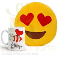 Be Mine Mug With Pillow