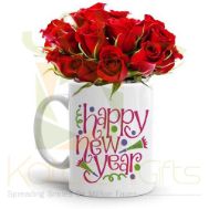 Rose New Year Mug