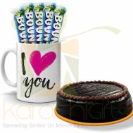 Bounty Love Mug With Cake