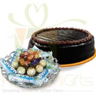 Mix Chocs With Cake