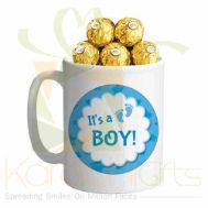 Its A Boy Choc Mug