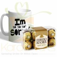 Sorry Mug And Chocs