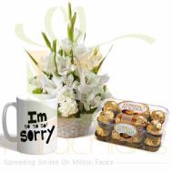 Flowers Chocs Sorry Mug