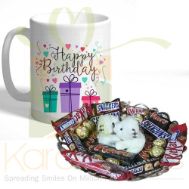 Teddy Choco Tray With Bday Mug