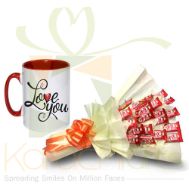 Kit Kat Bouquet With Love Mug