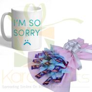 Dairy Milk Bouquet With Sorry Mug