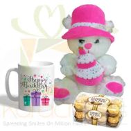 Chocs Mug And Birthday Bear