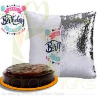 Birthday Magic Cushion With Cake