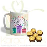 Bday Mug With Ferrero