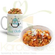 Dry Fruits With Gajar Ka Halwa