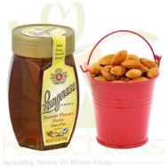 Almond Bucket With Honey