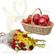 Anar Basket With Flowers