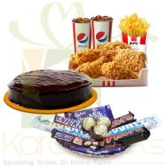 Cake KFC Deal With Choc Tray