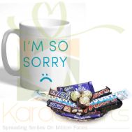 Sorry Mug With Choc Tray