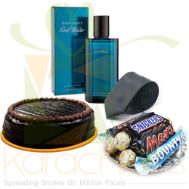 Perfume Tie Chocs Cake For Him