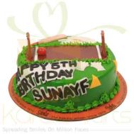 Cricket Fever Theme Cake - Sachas