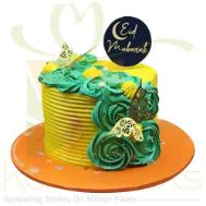 Green Floral  Eid Cake 2Lbs - Sachas