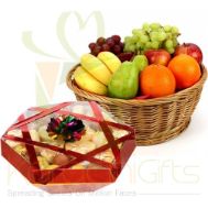 Mithai Tokra With Fruits