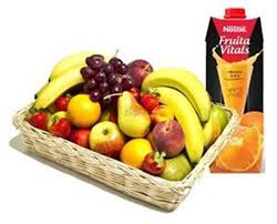 Fruit Basket and Juices Combo