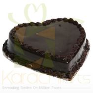 Heart Shape Chocolate Cake (6 lbs) From Hobnob