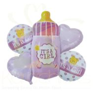 Its A Girl Balloon Set