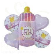 Its A Girl Balloon Set