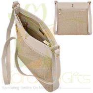 Crossbody Bag Beige Off White