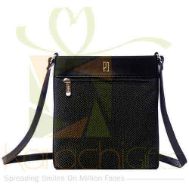 Crossbody Bag Black Silver