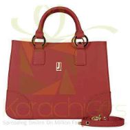 Medium Hand Bag Red Gold