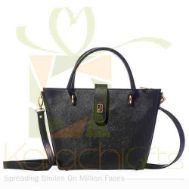 Ladies Hand Bag Black Gold