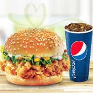 Krunch Burger with Drink - KFC