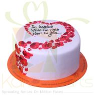 Painted Heart Cake By Sachas