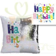 Birthday Sequin Cushion 2