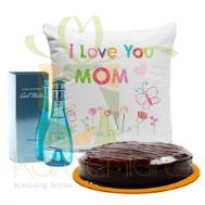 Perfume Cake And Cushion For Mom
