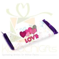 Love Hearts Chocolate Bar