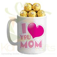 Love You Mom Mug With Chocs