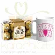 Super Mom Mug With Ferrero