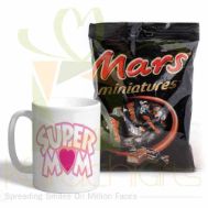 Mars Pouch With Super Mom Mug