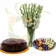 Glads, Chocs And Cake