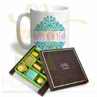Chocolates With New Year Mug