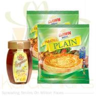 Honey With Frozen Parathas