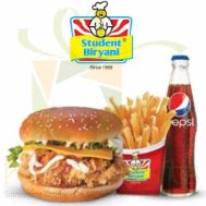 Crispy Chicken Burger - Student Biryani