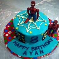 Spider Man Theme Cake (5 lbs)