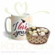 Mug With Choc Basket