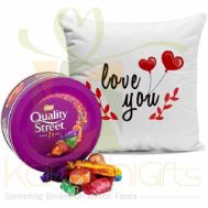 Love Combo (Cushion And Chocs)